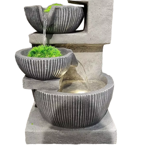 <span class=keywords><strong>Fontaine</strong></span> d'<span class=keywords><strong>eau</strong></span> intérieure/extérieure pour décor de pépinière Ornements en fibre de résine d'argile Ornements décoratifs en fibre d'argile pour le jardinage d'<span class=keywords><strong>eau</strong></span> - Product Image 1