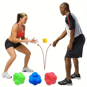 1 BOLA <span class=keywords><strong>DE</strong></span> REACCIÓN Hexagonal <span class=keywords><strong>de</strong></span> goma <span class=keywords><strong>de</strong></span> 5,5 cm, <span class=keywords><strong>entrenamiento</strong></span> <span class=keywords><strong>de</strong></span> velocidad y agilidad, adecuada para jóvenes, celebra el Día <span class=keywords><strong>DE</strong></span> LA Independencia - Product Image 1