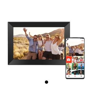 2025 Wifi Digital <b>Photo</b> <b>Frame</b> Portable Travel Plastic <b>Black</b> 10.1 Inch Touch Screen LCD Picture <b>Frame</b> and Video - Product Image 1
