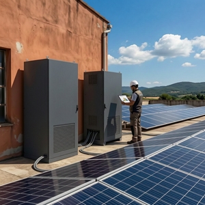 Système de stockage d'énergie commercial et industriel à haute tension 215 kWh 230 kWh 241 kWh 1 MW avec refroidissement par air et liquide, batterie solaire LiFePO4 - Product Image 1