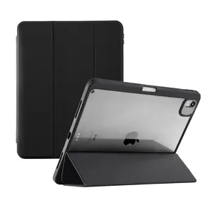 Couverture de tablette transparente en acrylique, joli support pliable, pour apple ipad 5, ipad air 2