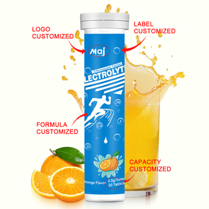 טבליה של סוכר נטול קריאטין electlyte לוח עבור הידרציה מהירה & התאוששות שרירים-למבוגרים ויטמין מגנזיום ויטמין C - Product Image 2