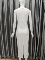 2025 nouveau Design dames été Maxi robes respectueux de l'environnement lourd-broderie fête mode brillant paillettes point motif naturel