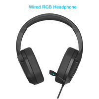 Produits électroniques Casque de jeu 7.1 Effets sonores super choquants Casque de jeu stéréo avec lumière LED pour ordinateur portable de jeu