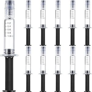 Emballage standard pour huile de 1 ml, seringues en verre, flacons en verre avec verrouillage et bouchons en plastique - Product Image 2