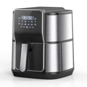 <span class=keywords><strong>Friggitrice</strong></span> ad aria quadrata in acciaio inox 8L 10L con cestello digitale <span class=keywords><strong>friggitrice</strong></span> ad aria xl up e Dowm riscaldamento friggitrici ad aria per la casa - Product Image 5