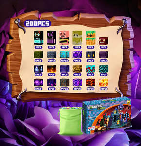 200 Pièces Blocs Magnétiques en Plastique Jouets de <span class=keywords><strong>Construction</strong></span> pour Enfants Garçons Filles <span class=keywords><strong>Jeu</strong></span> de <span class=keywords><strong>Construction</strong></span> Éducatif STEM Cadeau Sensoriel Anniversaire - Product Image 4