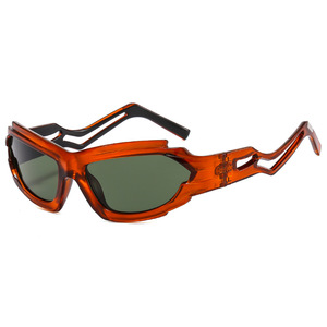 แว่นกันแดดแฟชั่น Y2K ปี 2024 สำหรับผู้ชาย ยูนิเซ็กส์ เท่ห์ ทันสมัย ป้องกันรังสียูวี 400 วัสดุ PC สินค้ามาใหม่ - Product Image 1