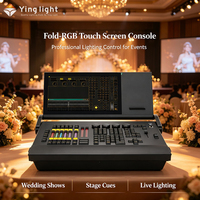 Console d'éclairage de scène professionnelle MA2 Command Wing, écran tactile RGB pliable de 15,6 pouces, DMX512, 2 sorties ARTNET