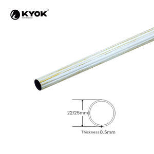KYOK Factory Barra <span class=keywords><strong>de</strong></span> cortina <span class=keywords><strong>de</strong></span> color dorado retro <span class=keywords><strong>de</strong></span> 28mm y pista para el hogar o el hotel Excelente <span class=keywords><strong>valor</strong></span> - Product Image 5