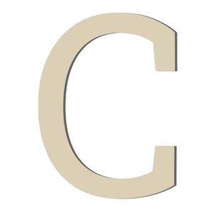 Lettres d'alphabet en bois non finies de 12 pouces, de bonne qualité, polyvalentes, pour panneau signalétique sur pied ou à suspendre au mur - Product Image 3