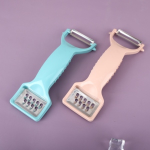 Éplucheur multifonctionnel en acier inoxydable avec poignée de suspension, machine à éplucher les pommes de terre - Product Image 2
