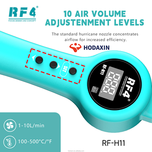 <span class=keywords><strong>Pistola</strong></span> <span class=keywords><strong>de</strong></span> Aire Caliente Inteligente RF-H11 con Almacenamiento Integrado, Control Preciso <span class=keywords><strong>de</strong></span> Temperatura y Ajuste <span class=keywords><strong>de</strong></span> Viento <span class=keywords><strong>de</strong></span> 10 Niveles <span class=keywords><strong>para</strong></span> Reparación <span class=keywords><strong>de</strong></span> Teléfonos - Product Image 3