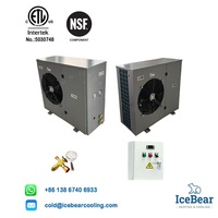 Unité de condensation en forme de boîte certifiée ETL R404a durable et économique pour les camions réfrigérés du Canada Unité de refroidissement Emerson