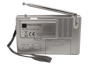 Điều chỉnh kỹ thuật số đ<span class=keywords><strong>a</strong></span> băng tần AM / FM / SW / LW <span class=keywords><strong>Radio</strong></span> với đồng hồ báo thức và loa tích hợp - Product Image 6