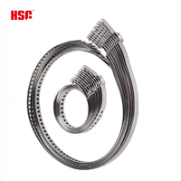 Verstellbare Universelle Edelstahl-CV-Schlauchklemmen Achsmanschetten-Klemmen-Set Schlauchclip für Steckverbindung Antriebswellengelenk 2 Stück