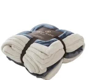 Ready To Ship Luxury Sherpa Solid Color Throw Blanket mantas