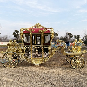 Calèche royale électrique populaire de haute qualité pour mariages et visites touristiques, capacité 6 personnes, avec pneus en caoutchouc massif - Product Image 4