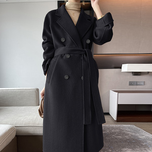Fabricant professionnel ODM&OEM 2023, <span class=keywords><strong>manteau</strong></span> en <span class=keywords><strong>cachemire</strong></span> et <span class=keywords><strong>laine</strong></span> double face long personnalisé pour femmes - Product Image 2