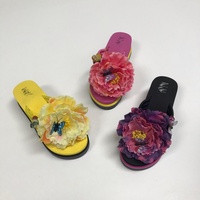 Chaussures plates ouvertes pour femmes, légères, thermiques, tendance, antidérapantes, respirantes, en tissu, pour l'intérieur, automne-été