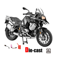Lucky Toys Moto RC en alliage moulé sous pression 1:6, détails de simulation réalistes avec lumière et fonction de pulvérisation, produit phare