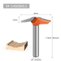 Juego de Brocas de Fresado CNC de 1/4 de Pulgada, Herramienta de Carpintería de Carburo, Cuchillo de Encaje Recubierto, Cortador de Fresado de Madera