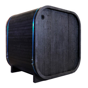 Sauna carré premium à vapeur pour 3-4 personnes, idéal pour des moments de connexion en famille, sauna carré en bois massif économique pour le confort musculaire - Product Image 4