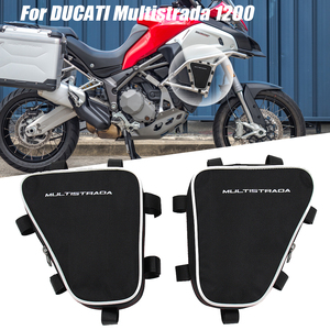 Moto per <span class=keywords><strong>DUCATI</strong></span> Multistrada 1200 borsa per attrezzi di riparazione impermeabile telaio Crash Bar pacchetto cassetta degli attrezzi <span class=keywords><strong>borse</strong></span> - Product Image 5