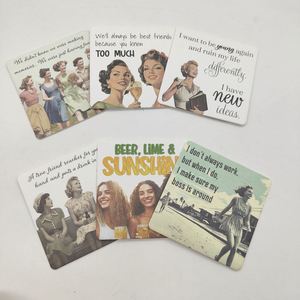 Wholesale Custom Cardboard Recycled Absorbent <b>Paper</b> Beer Square Drink <b>Paper</b> Mat Coasters - Product Image 1