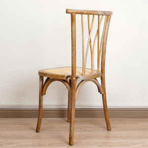 Wholesale Solid Wood Botanica Chairs with Woven Rattan Seat for Commercial <strong>Banquet</strong> and Hotel Dining - Product Image 3