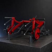 Machine à Squat Multifonctionnelle Commerciale pour Salle de Sport, Station de Presse à Jambes en Acier Robuste avec Barres de Poignée