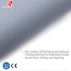Alfombrilla de alimentación de mascotas impermeable con bordes elevados, manteles individuales más pesados y gruesos para cuenco de agua para perros y gatos sin BPA - Product Image 4