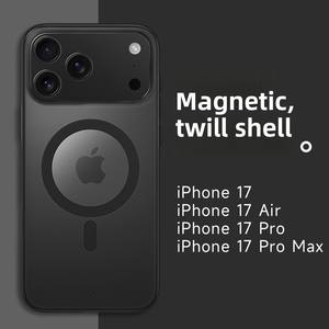 Funda de teléfono de succión magnética genuina <span class=keywords><strong>con</strong></span> textura diagonal y diseño ondulado de PP ultrafino de lujo para <span class=keywords><strong>iPhone</strong></span> 17 Air Pro Max - Product Image 3