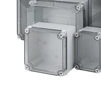 Boîtier de jonction étanche personnalisé IP67, boîtier électrique transparent série AG