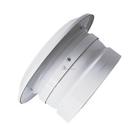 Buse à jet sphérique HVAC, diffuseur rond réglable pour ventilation intérieure et extérieure