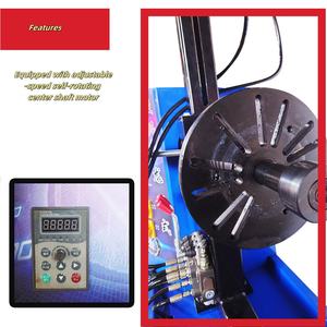 תלת צילינדר מסגרת צינור אופקי מכונת תיקון טבעת אלומיניום עגול תיקון ללא שולחן חותך - Product Image 6