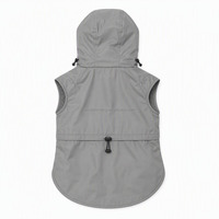 Parka personnalisée pour chien, imperméable, chaude pour l'hiver, avec capuche, veste de pluie intégrale, vêtements de marche en plein air pour animaux de compagnie