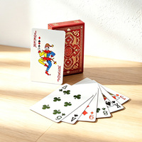 Cartes de poker personnalisables de haute qualité pour adultes, impression par estampage à chaud, papier imperméable, durable, résistant aux plis, pour les jeux en famille