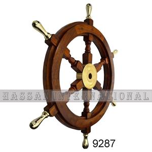Productos de decoración de rueda de barco de madera Náutica para el hogar, escuela, colegios, oficina, productos de decoración de hotel - Product Image 6