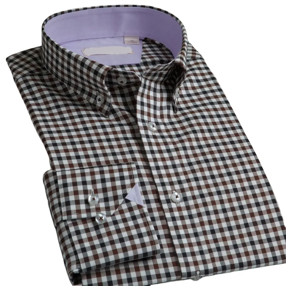 Cheap wholesale Best Quality Long Sleeve autumn winter season Bulk indion 100% cotton denim casual fancy men easy shirt