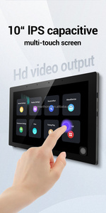 4G 32G Bt Khuếch Đại Nhà Thông Minh 10-Inch Tường Âm Nhạc Máy Nghe Nhạc 8-Kênh Đầu Ra Loa 2 Khu Phát Lại Rạp Hát Tại Nhà Hệ Thống - Product Image 4