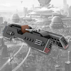 MOC2080 156 pièces Speeder de luxe avec Captain Sci-Fi Interstellar War Movie Action blocs de construction éducatifs jouets pour enfants