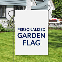 Livraison rapide Design de qualité supérieure Impression polyester Sublimation Impression recto verso Drapeaux de jardin Impression personnalisée Drapeau de jardin