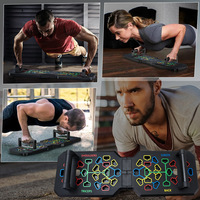 Equipo de gimnasio en casa plegable, barra de realce de ejercicio multifunción, tabla de realce de entrenamiento muscular