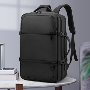 Sac à dos pour ordinateur portable d'affaires avec logo personnalisé, avec charge USB, grande capacité de 36 à 59 litres, en nylon - Product Image 4
