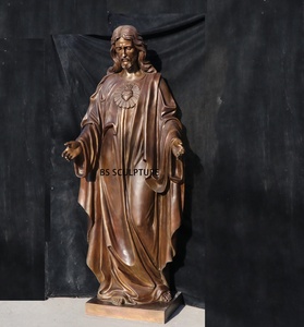 Escultura de la Virgen María Estrellada de Bronce, Medalla Milagrosa, Estatua de Nuestra Señora para Decoración Religiosa de Iglesia o Jardín - Product Image 4