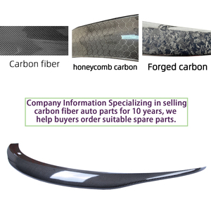 For Q50 Q50S Q50L PSM Style Carbon Fiber Rear Spoiler Trunk Wing 2013-2023 - Product Image 4