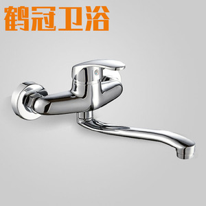 Grifo de cocina Jishiduo de pared con una sola manija, giratorio 360 grados, con válvula de cerámica para fregadero - Product Image 4