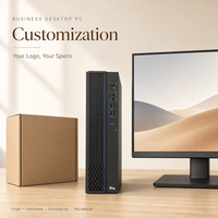 Paket Desktop Bisnis Praktis Zhaoxin KX U6780A 8 Core 2.7GHz 16GB RAM 512GB NVME SSD Grafis Terintegrasi Casing 8L
