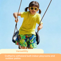 Harnais de sécurité robuste pour balançoire Ropecube, corde réglable, utilisation intérieure/extérieure, garderie, maison, maternelle, parc de trampolines